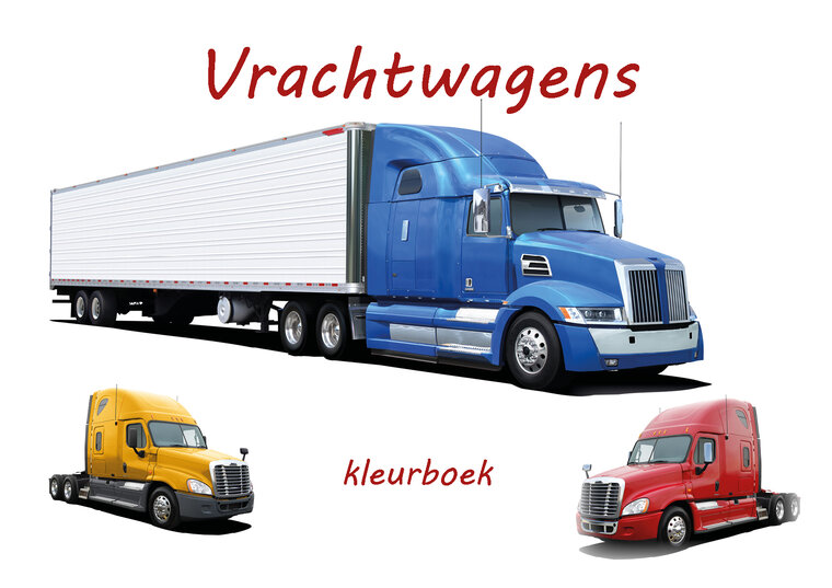 Vrachtwagens kleurboek