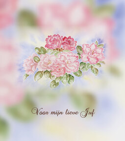 Voor mijn lieve juf (Fleurig) Voor mijn lieve juf (Fleurig)